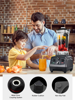 BioloMix 3HP 2200W Heavy Duty handlowy mieszalnik czasowy sokowirówka owoce robot kuchenny koktajle lodowe BPA bezpłatne 2L Jar 6